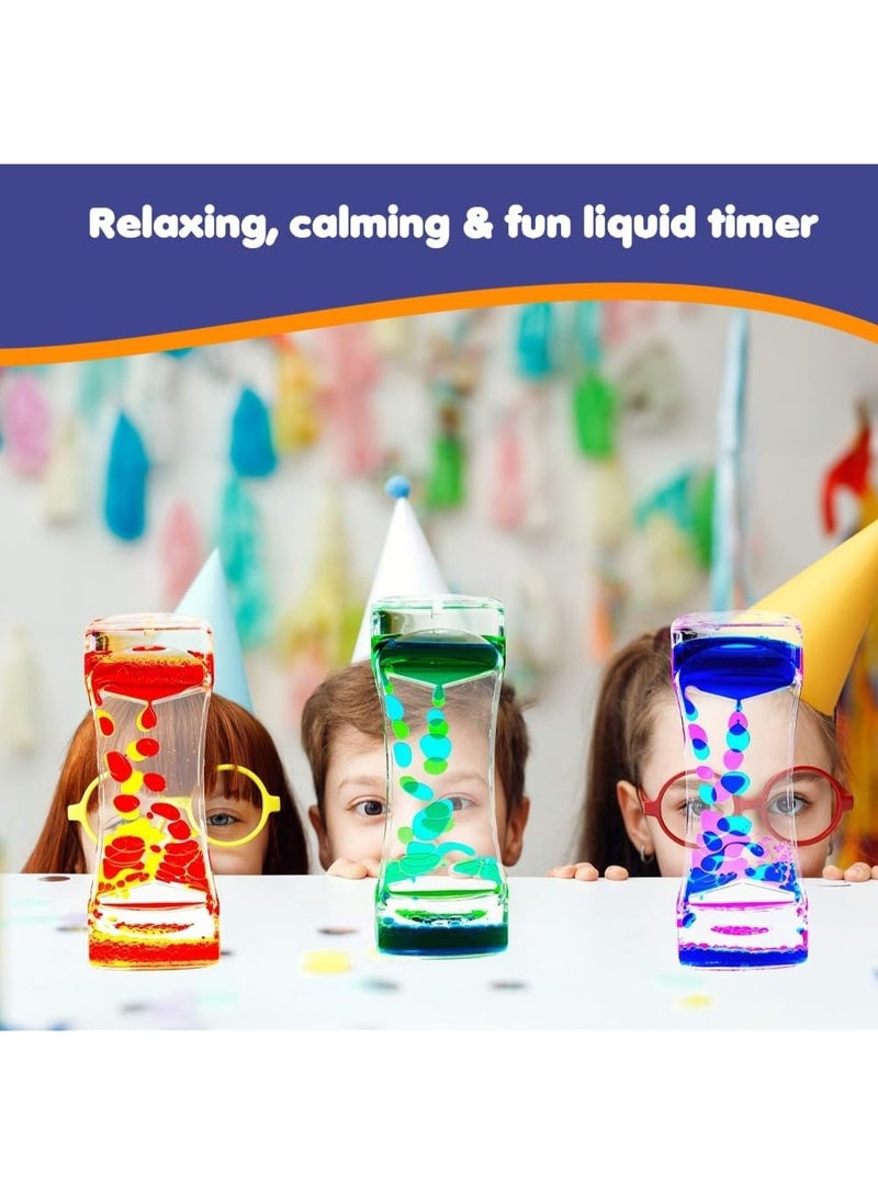 abley's Liquid Motion Timer, Sensory Calming Toy, Visual Bubbler for Autism, Sensory Stimulation (Set of 2) - Image 4